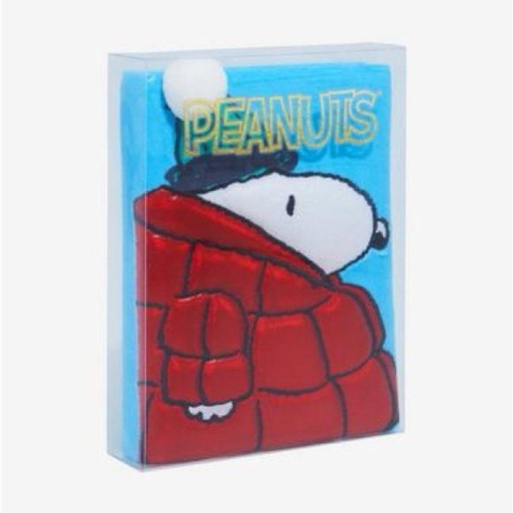 Peanuts | Other | Peanuts Snoopy Red Puffer Jacket Journal | Poshmark